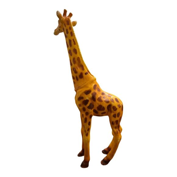 Vintage 60s Marvel Trading Corp Giraffe Figure Blow Mold Hard Plastic Toy Rare - Picture 3 of 5